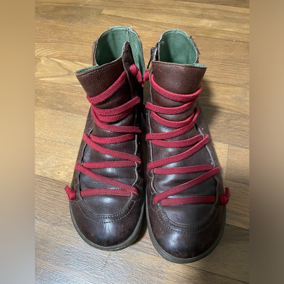 Camper brown peu cami side zipper bootie 7.5/38 - Picture 4 of 5